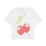 Cherries Tee White | CHECKS DOWNTOWN