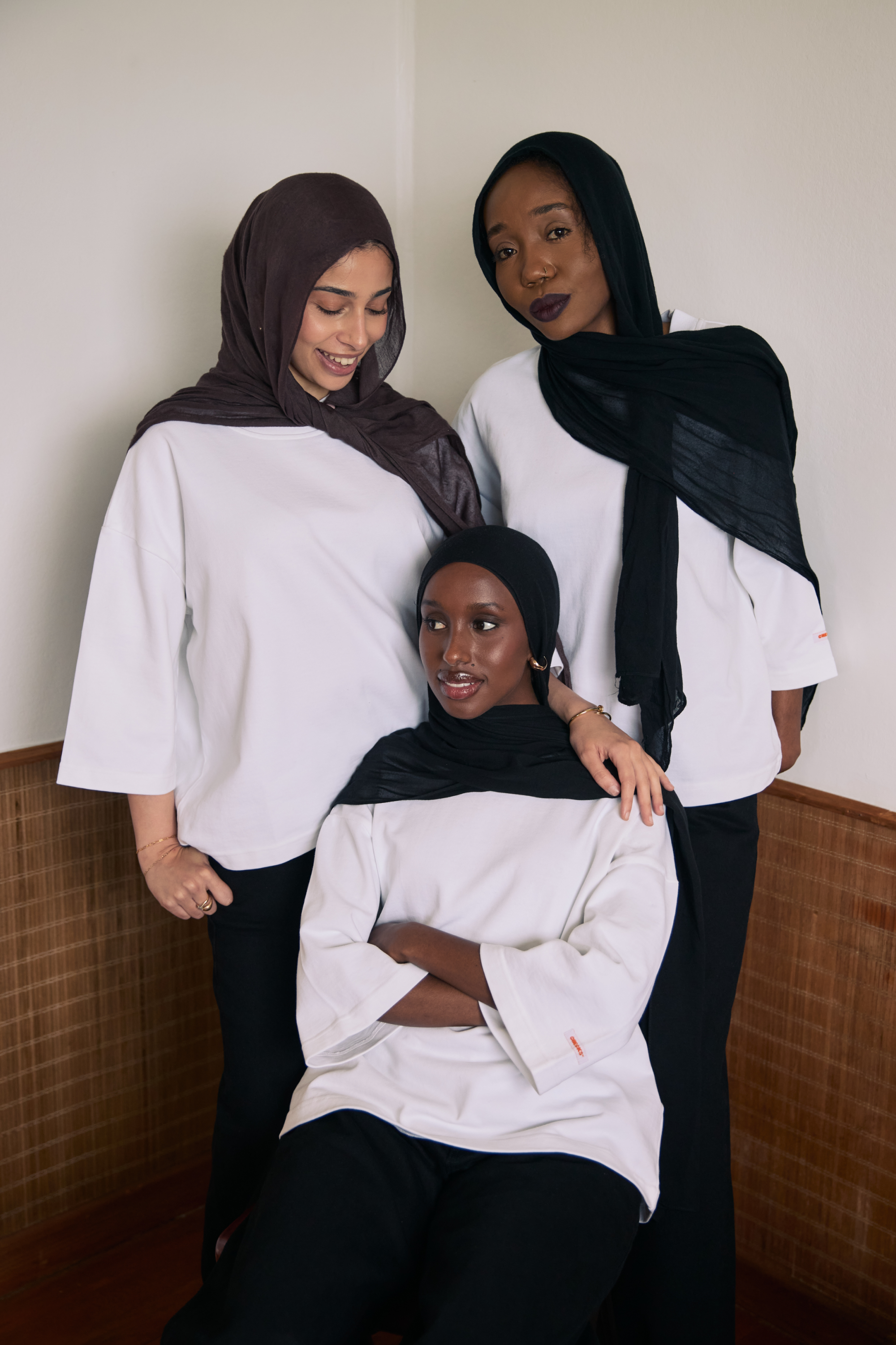 Wide Tee White | CHECKS DOWNTOWN – Checks Downtown