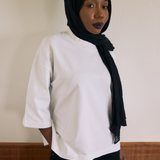 Wide Tee White