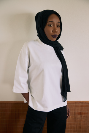 Wide Tee White