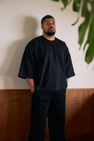 Wide Tee Black