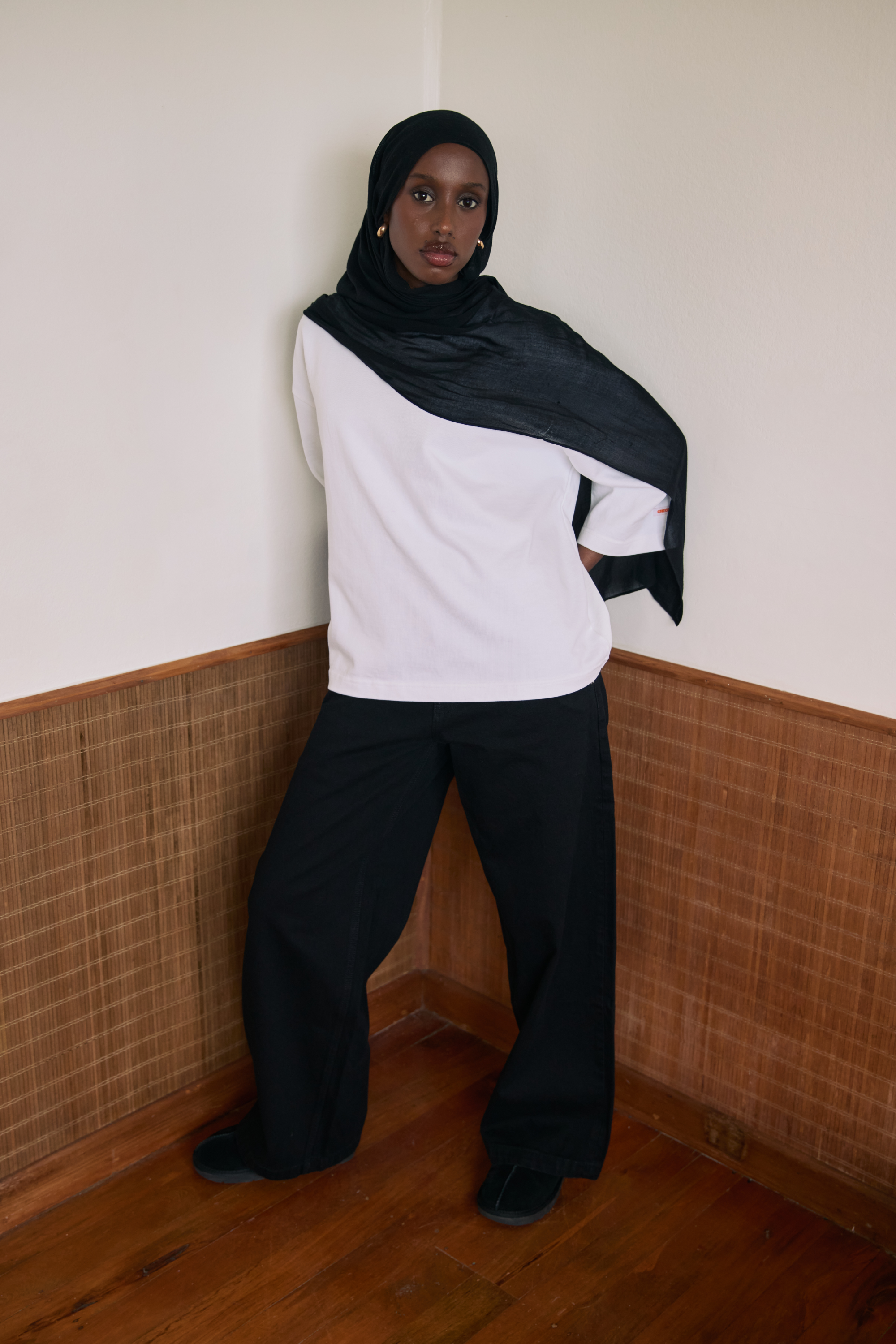 s*u様 house on the hill L/S Tee (Checker) Wide Tee White | CHECKS DOWNTOWN – Checks Downtown