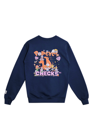 Poppy Sweatshirt Navy | CHECKS DOWNTOWN
