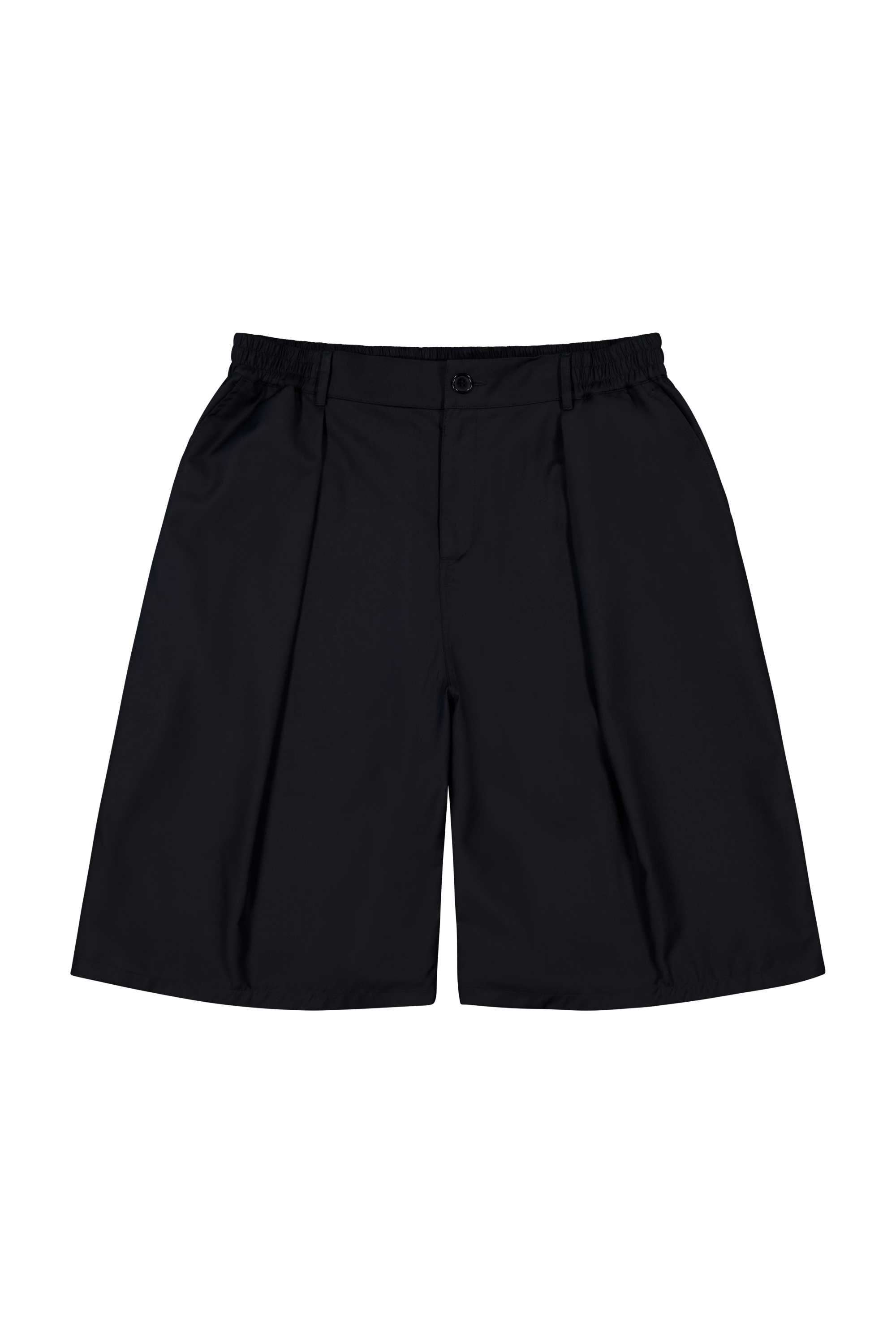 Hakama Shorts Black Wool | CHECKS DOWNTOWN