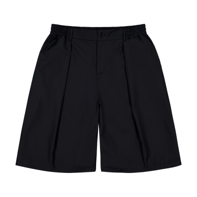 Hakama Shorts Black Wool | CHECKS DOWNTOWN
