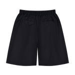 Hakama Shorts Black Wool | CHECKS DOWNTOWN