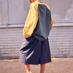 Hakama Shorts Charcoal Wool | CHECKS DOWNTOWN