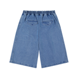 Hakama Shorts Washed Denim | CHECKS DOWNTOWN