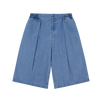 Hakama Shorts Washed Denim | CHECKS DOWNTOWN