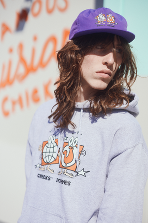 Bucket Hoodie Grey | CHECKS DOWNTOWN