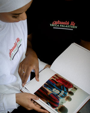 Yalla Falasteen Tee White | CHECKS DOWNTOWN