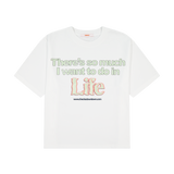 Life Tee White | CHECKS DOWNTOWN