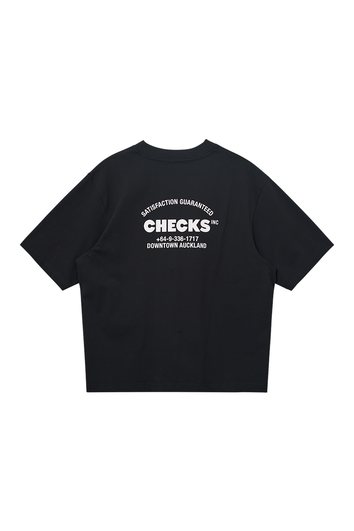 Lockup T-shirt Black | CHECKS DOWNTOWN