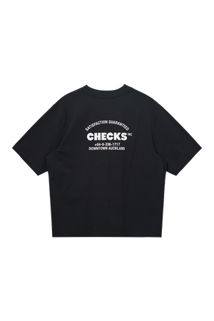 Lockup T-shirt Black | CHECKS DOWNTOWN