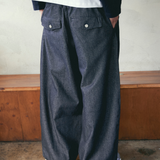 Hakama Pants Black Denim