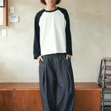 Hakama Pants Black Denim