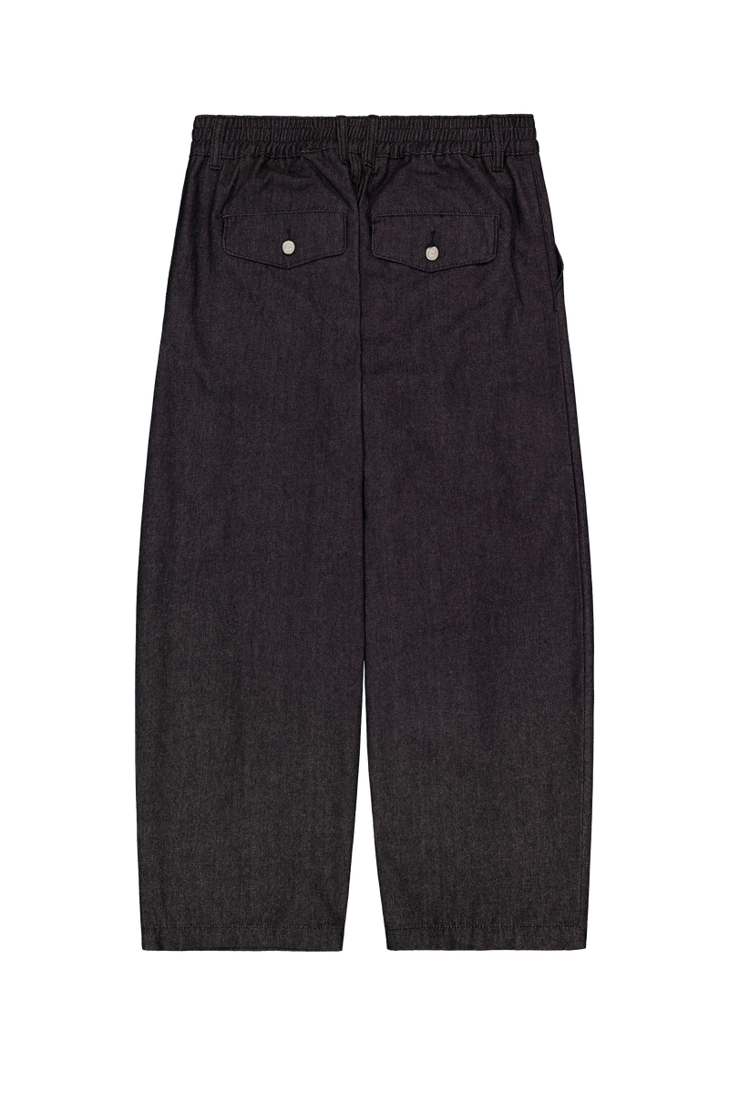 Hakama Pants Black Denim