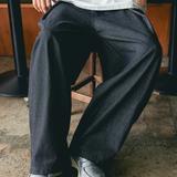Hakama Pants Black Denim