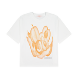 Peachy Tee White | CHECKS DOWNTOWN