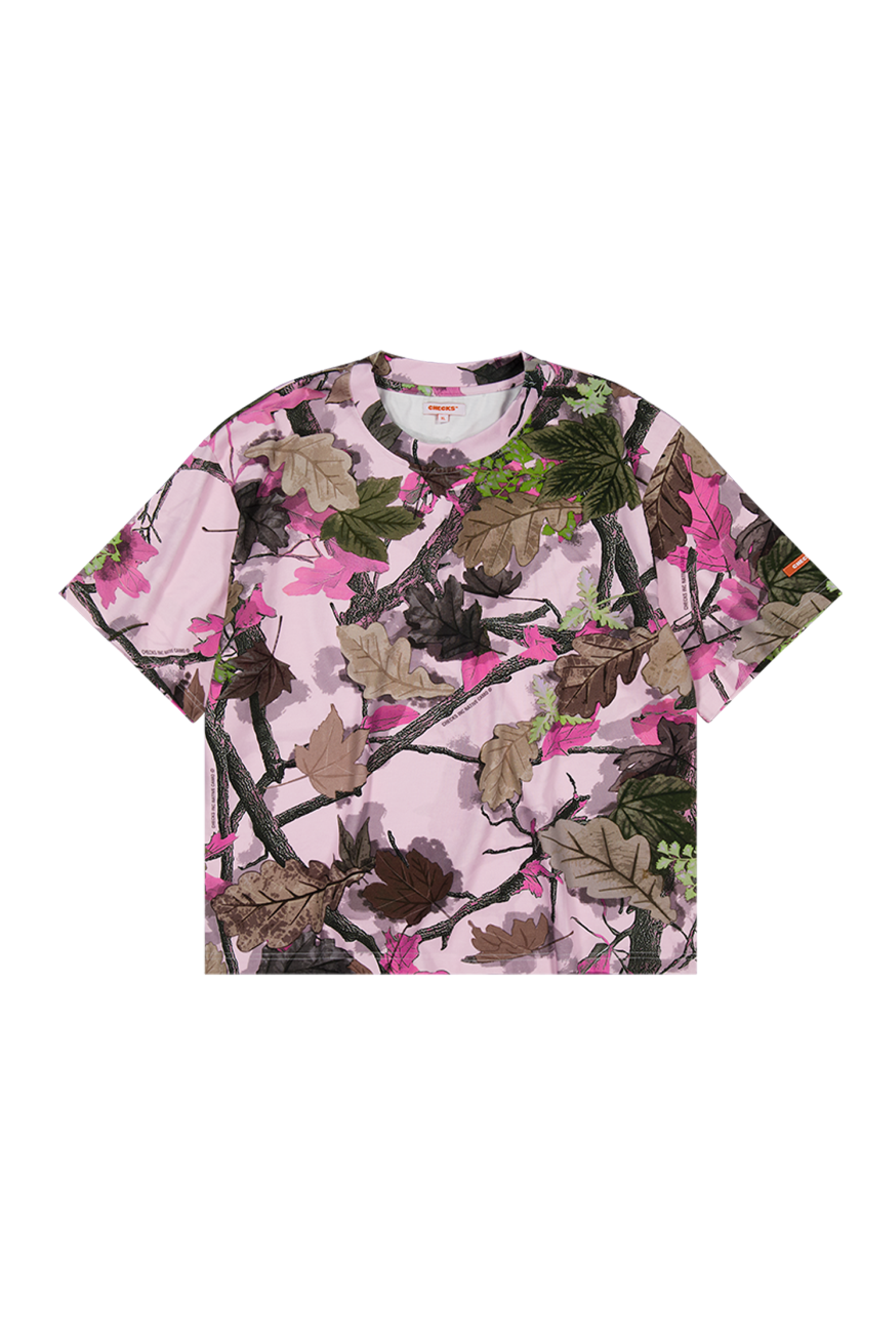 Native Camo T-shirt Pink | CHECKS DOWNTOWN
