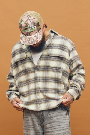 Bruiser Shirt Lime Plaid | CHECKS DOWNTOWN