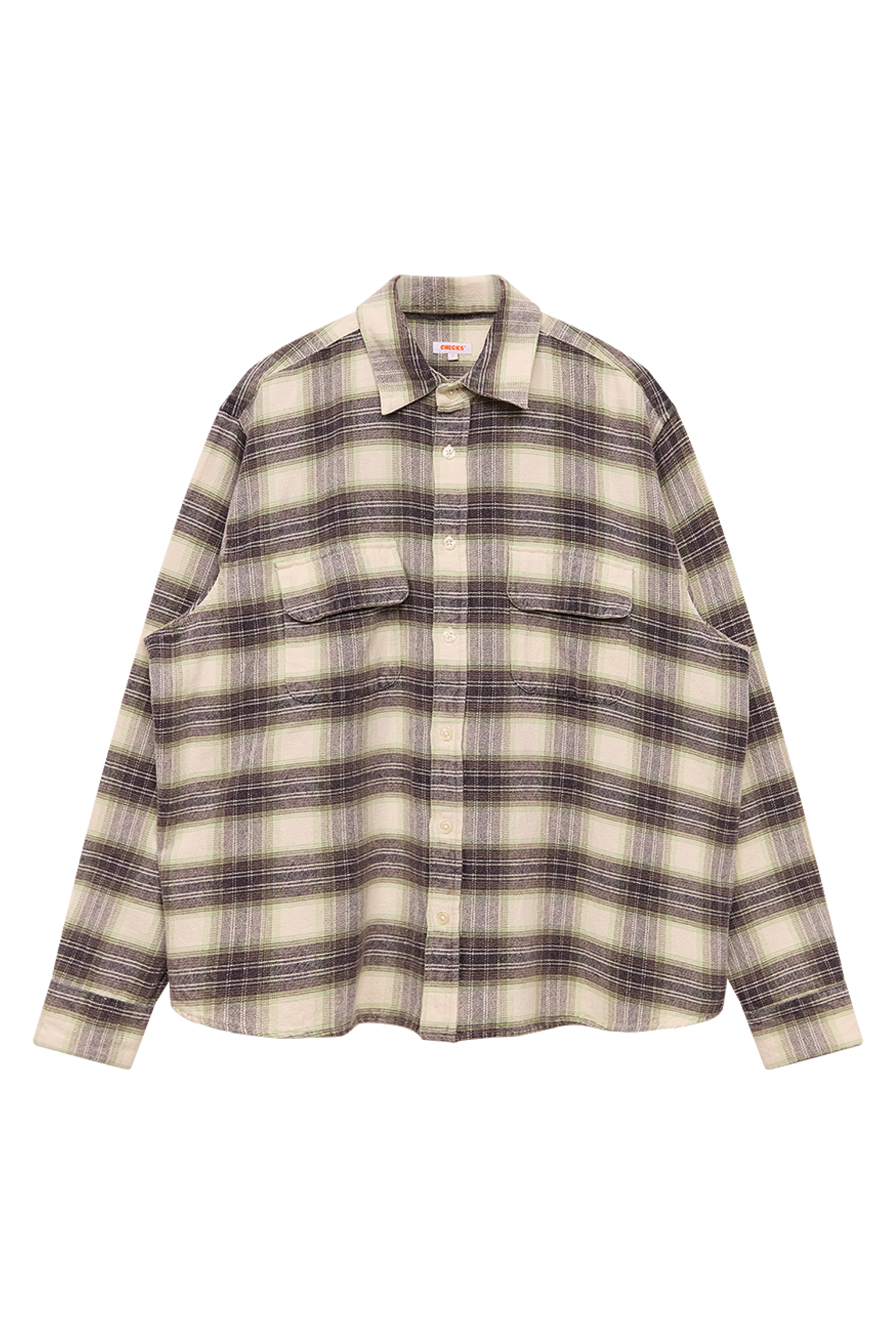 Bruiser Shirt Lime Plaid | CHECKS DOWNTOWN