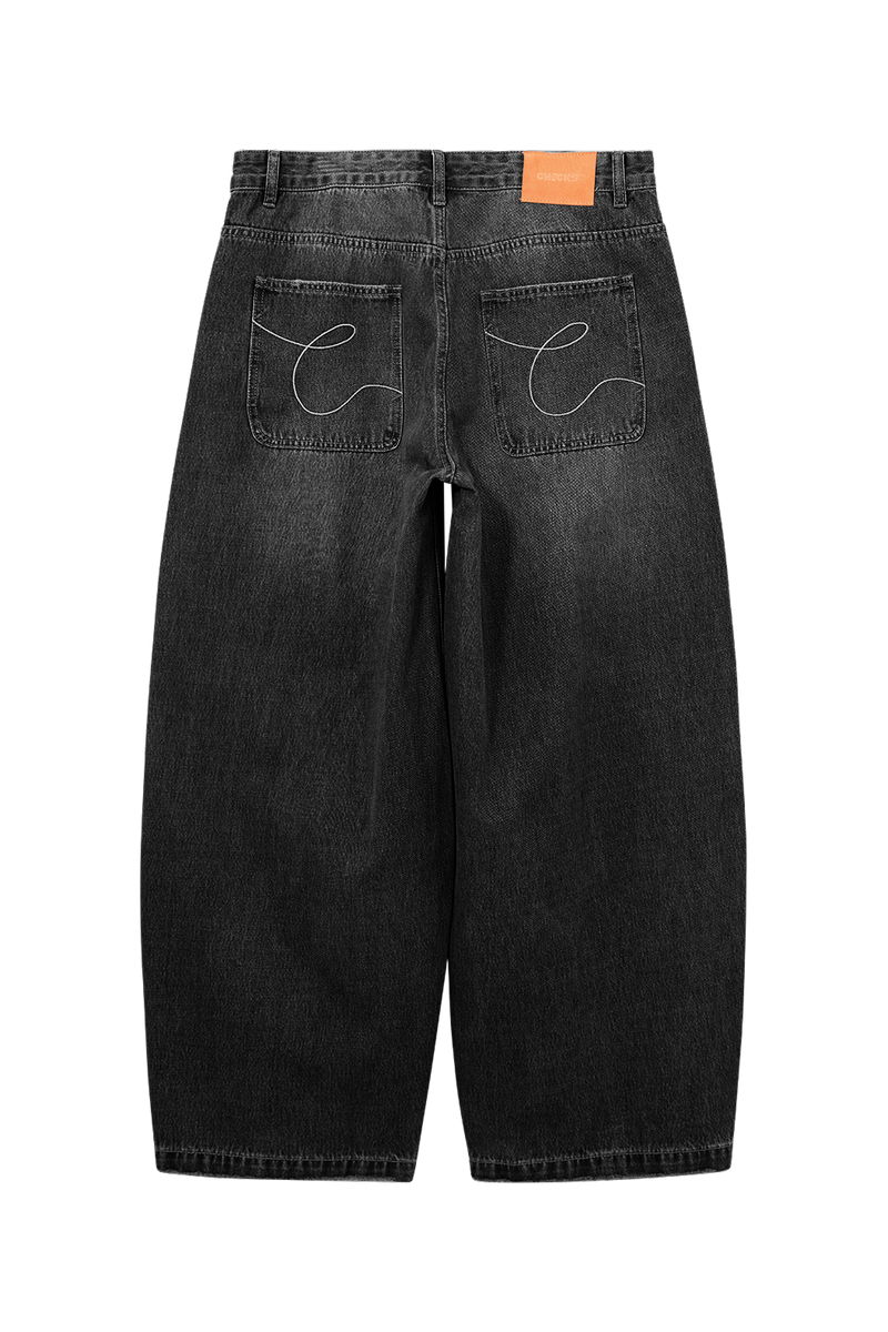 Puddle Jeans Black Wash