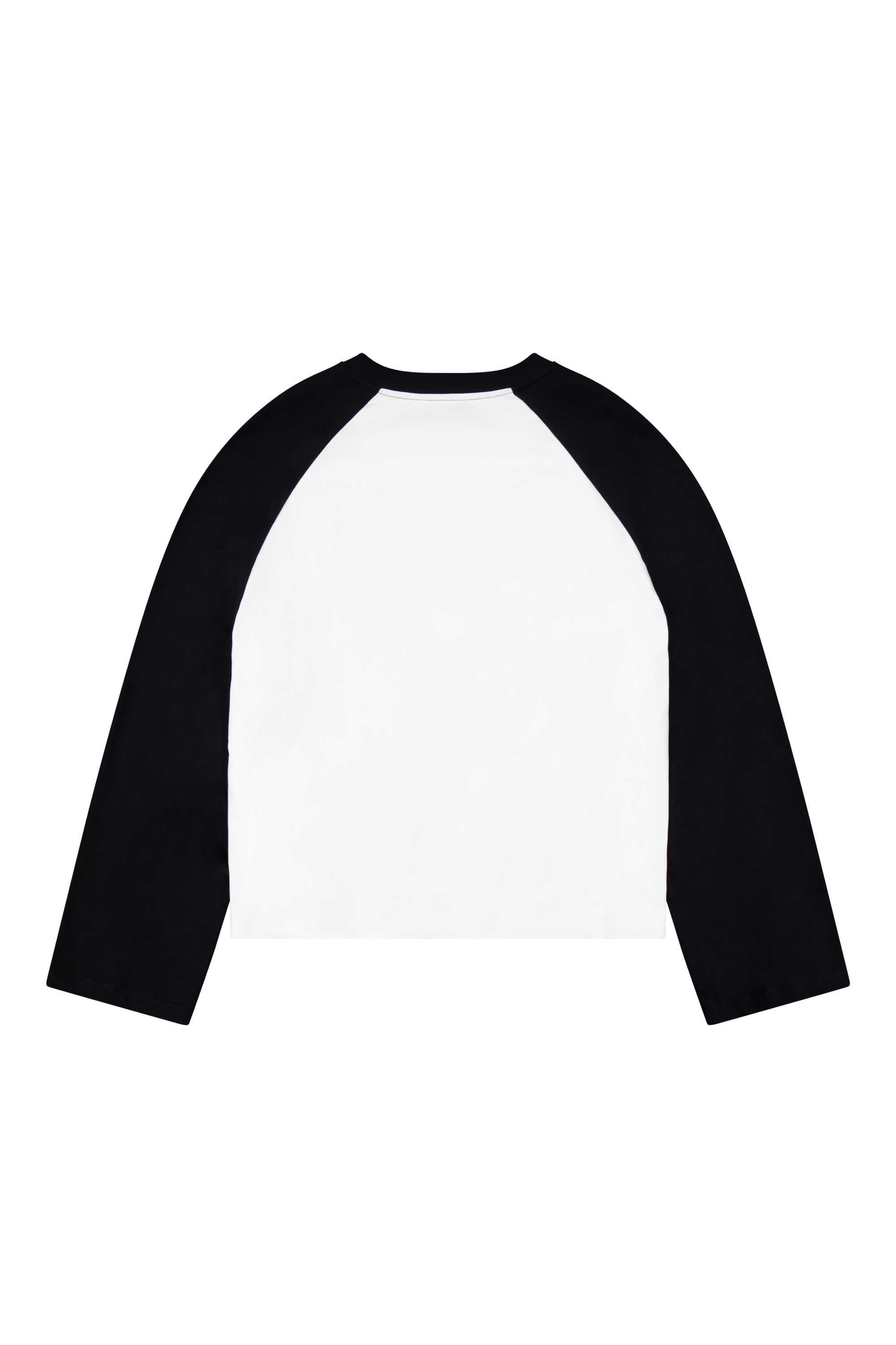 Crew Raglan Jersey White/Black | CHECKS DOWNTOWN