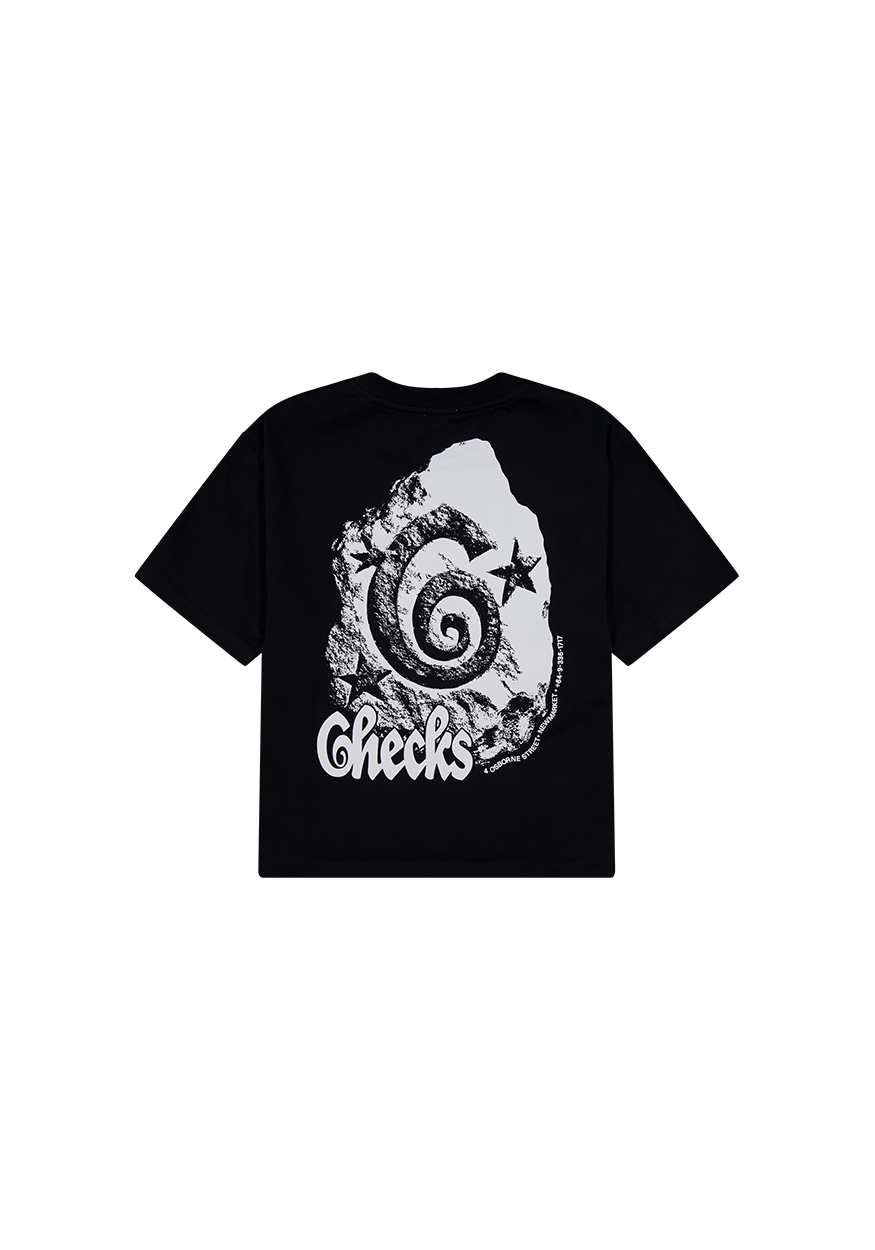 Shop Rock T-shirt Black | CHECKS DOWNTOWN