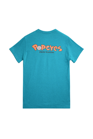 Bucket Tee Teal | CHECKS DOWNTOWN