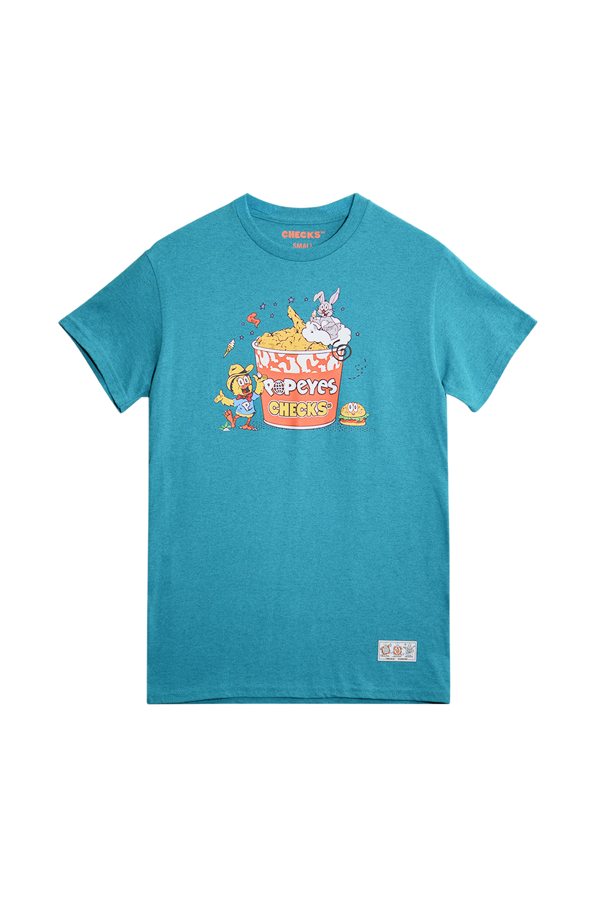 Bucket Tee Teal | CHECKS DOWNTOWN
