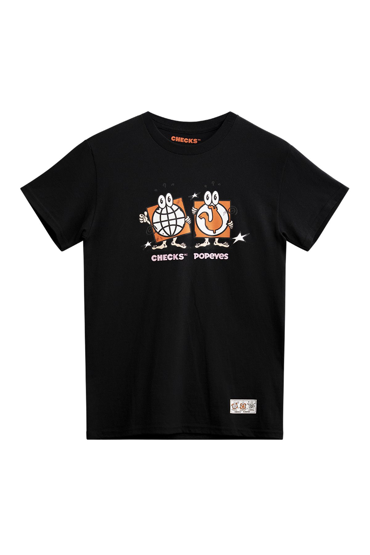 Poppy Tee Black | CHECKS DOWNTOWN
