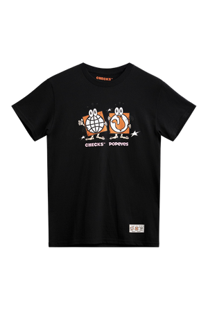 Poppy Tee Black | CHECKS DOWNTOWN