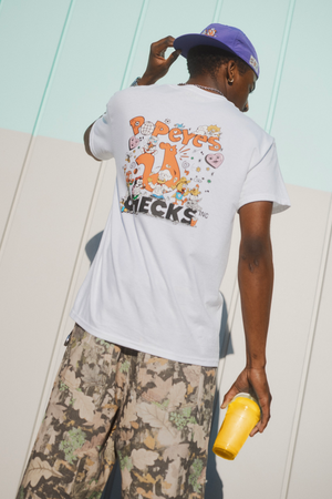 Poppy Tee White | CHECKS DOWNTOWN