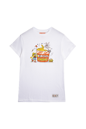 Bucket Tee White | CHECKS DOWNTOWN