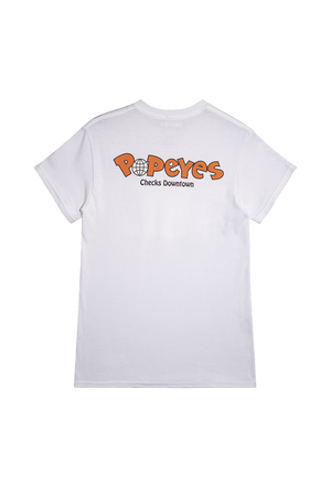 Bucket Tee White | CHECKS DOWNTOWN