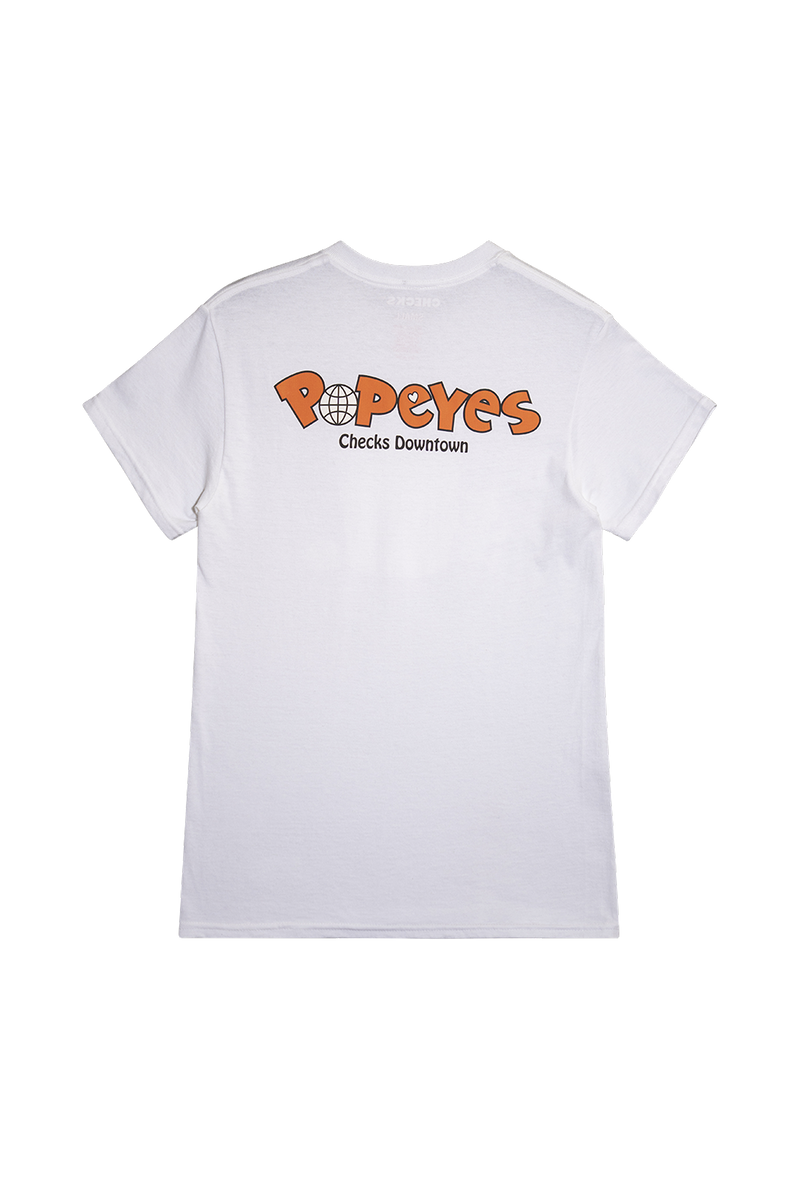 Bucket Tee White | CHECKS DOWNTOWN