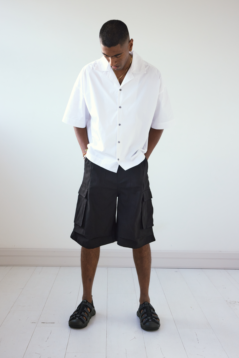 Swell Cargo Shorts Black | CHECKS DOWNTOWN