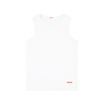 Ribbed Tank White | CHECKS DOWNTOWN