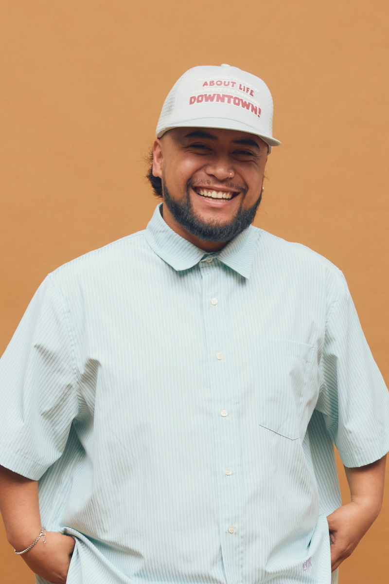 Downtown Trucker Cap Grey | CHECKS DOWNTOWN