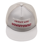 Downtown Trucker Cap Grey | CHECKS DOWNTOWN