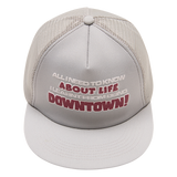 Downtown Trucker Cap Grey | CHECKS DOWNTOWN