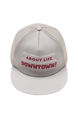 Downtown Trucker Cap Grey | CHECKS DOWNTOWN