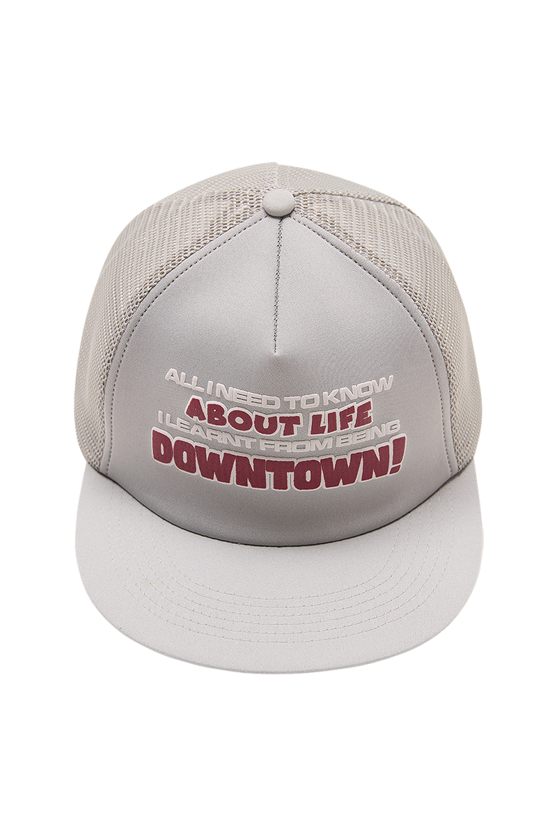 Downtown Trucker Cap Grey | CHECKS DOWNTOWN