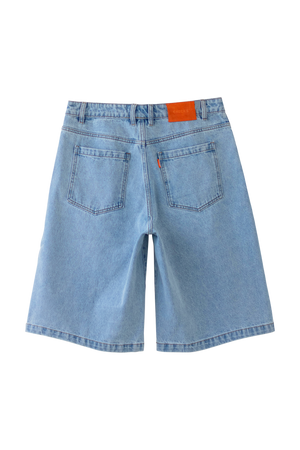 Roots Jean Shorts Blue Wash