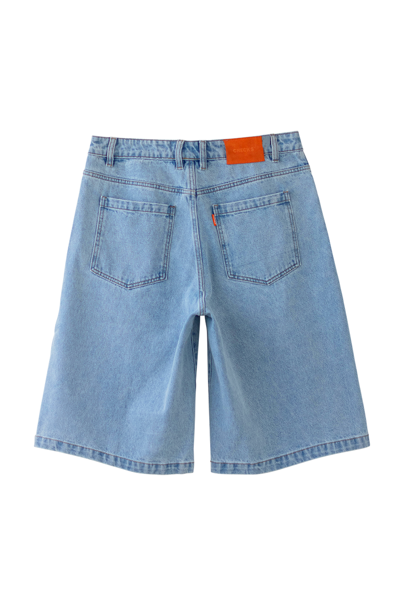 Roots Jean Shorts Blue Wash