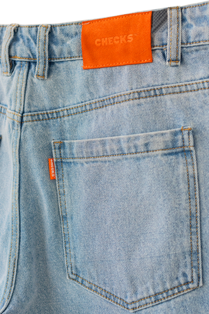 Roots Jean Shorts Blue Wash