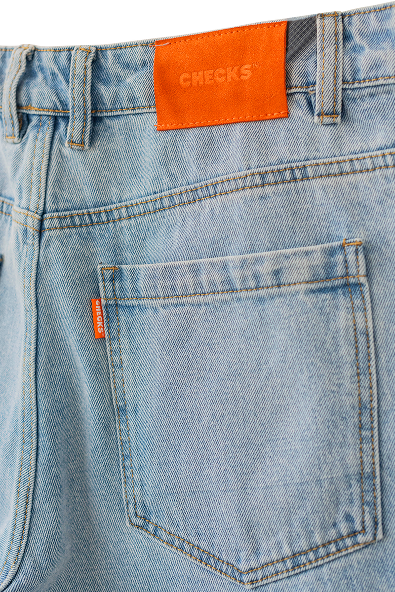 Roots Jean Shorts Blue Wash