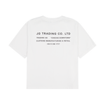 JG Trading Tee White | CHECKS DOWNTOWN