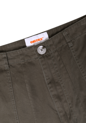 Balloon Cargo Pants Olive Drab | CHECKS DOWNTOWN